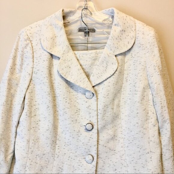Ann Taylor Ivory Skirt Suit - Picture 2 of 8